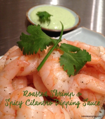 Quick-Roasted-Shrimp-with-Spicy-Cilantro-Dipping-Sauce